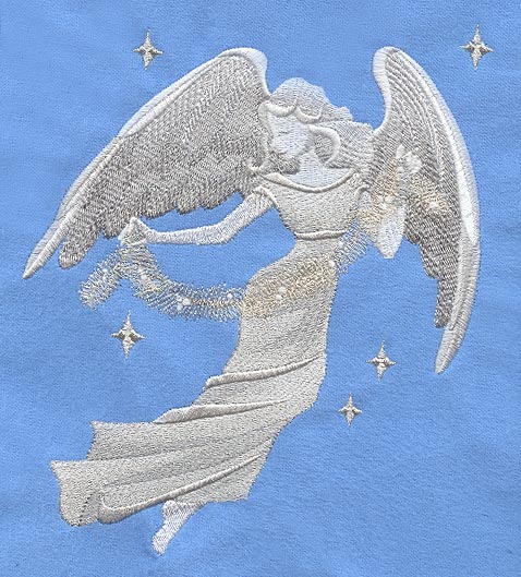 White Christmas Angel