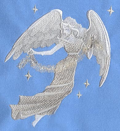White Christmas Angel