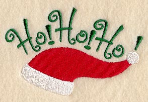 Ho Ho Ho with Santa Cap