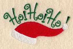 Ho Ho Ho with Santa Cap