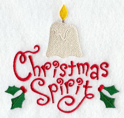 Christmas Spirit with Candle