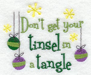 Don't Get Your Tinsel in a Tangle