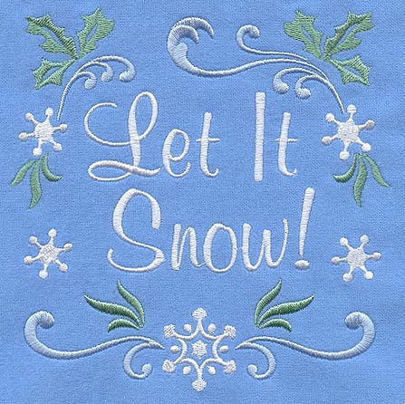 Let It Snow Square