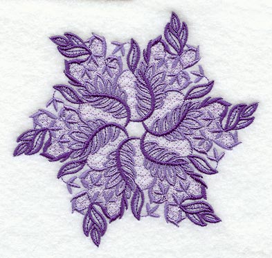 Lacy Leafy Snowflake