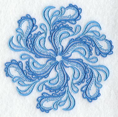 Waves of Winter Snowflake