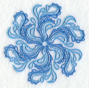 Waves of Winter Snowflake