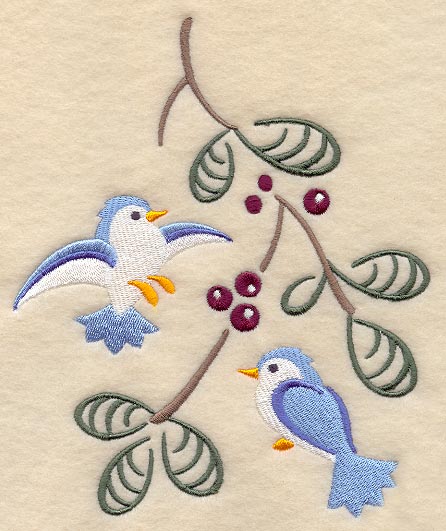 Graceful Baby Blues and Berries