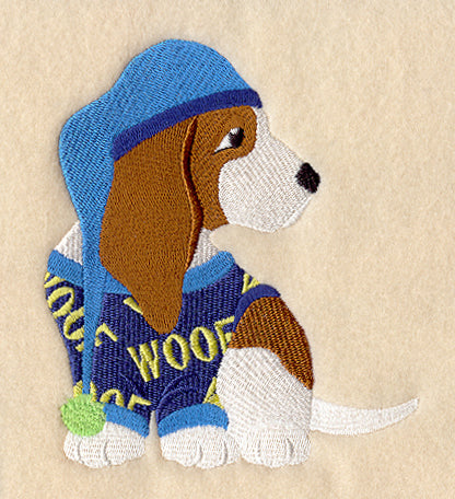 Basset Hound in Pajamas