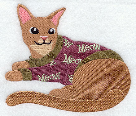 Abyssinian in Pajamas