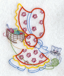Sunbonnet Sue's Knitting Basket