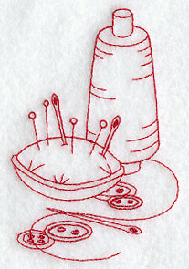 Pins and Needles (Redwork)