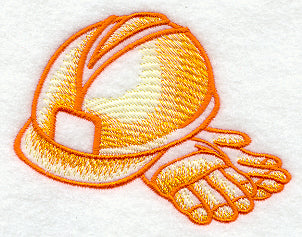 Construction Hat and Gloves