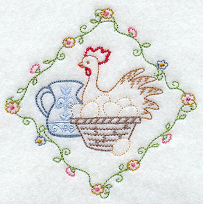 Country Chicken and Eggs (Vintage)