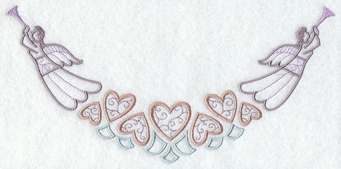 Heavenly Hearts Neckline (Crewneck)