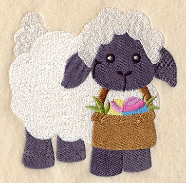 Lamb with Easter Basket
