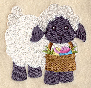 Lamb with Easter Basket