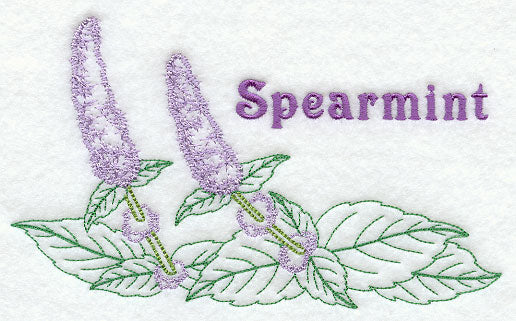 Spearmint (Redwork)