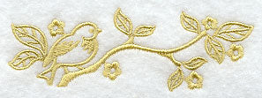 Simply Bird and Blossoms Border