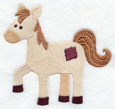Primitive Patchwork Horse