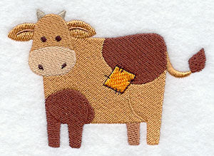Primitive Patchwork Cow