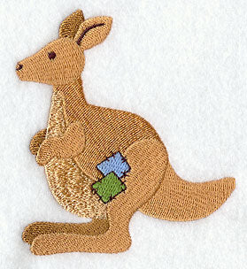 Primitive Patchwork Kangaroo