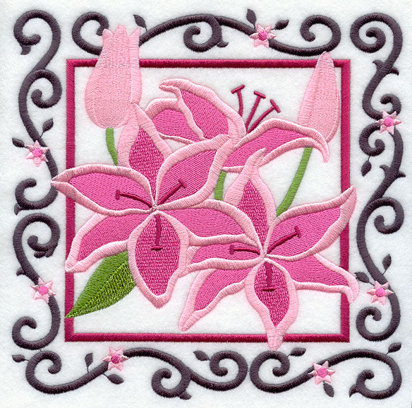 Stargazer Lilies Square