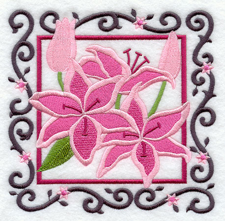 Stargazer Lilies Square