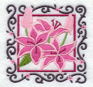 Stargazer Lilies Square