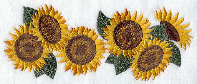 Sassy Sunflowers Border