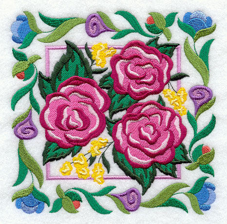 Perky Peonies and Posies Square