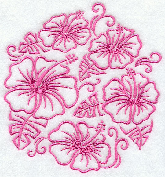 Simply Hibiscus Circle