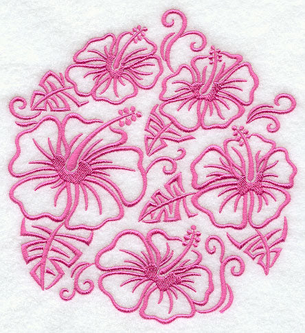 Simply Hibiscus Circle
