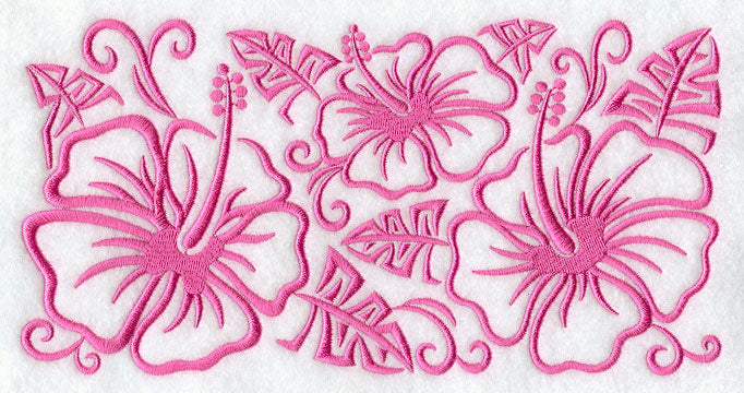 Simply Hibiscus Border