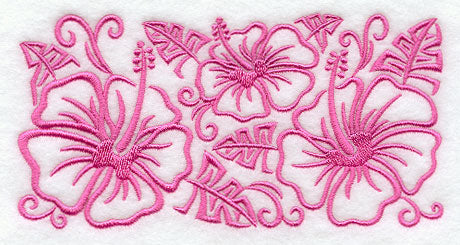 Simply Hibiscus Border