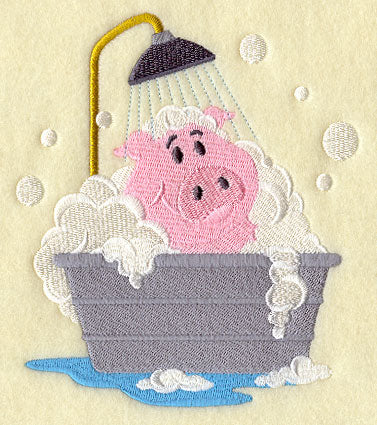 Bathing Cutie - Pig