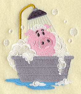 Bathing Cutie - Pig
