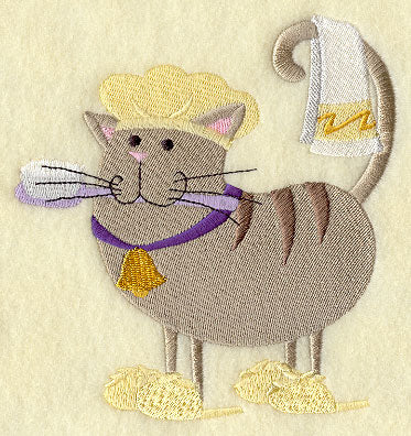 Klean Kitty Wearing Slippers