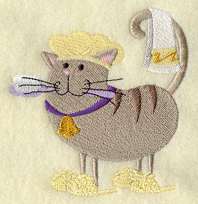 Klean Kitty Wearing Slippers