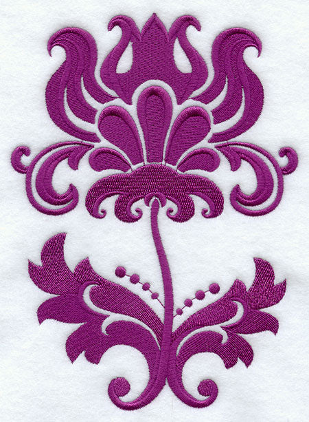 Decorous Damask Flower