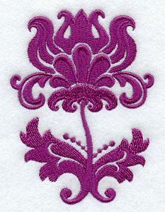 Decorous Damask Flower