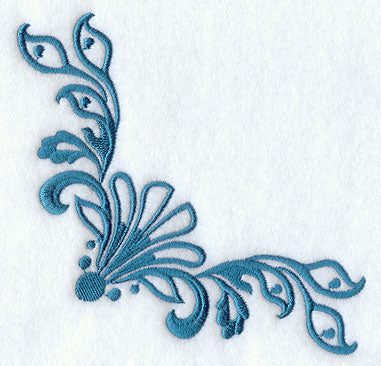 Damask Peacock Corner