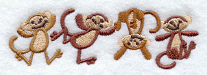 Monkeying Around Border