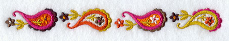 Pretty in Paisley Border
