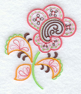 Playful Paisley Flower