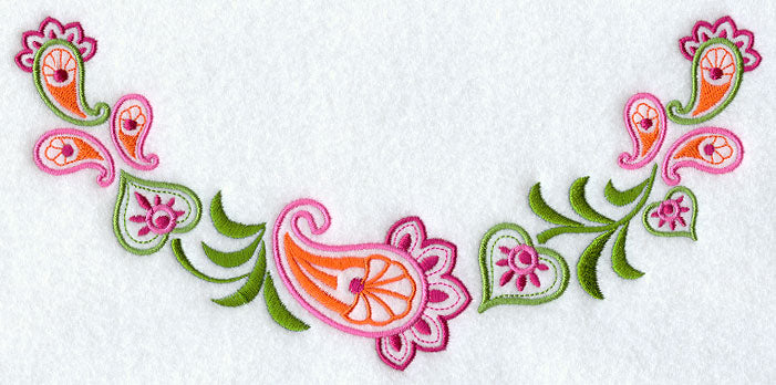 Leafy Paisley Neckline (Crewneck)