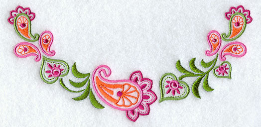 Leafy Paisley Neckline (Crewneck)