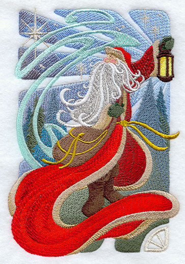 Art Nouveau Santa Claus