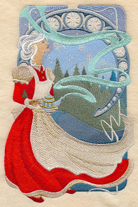 Art Nouveau Mrs. Claus