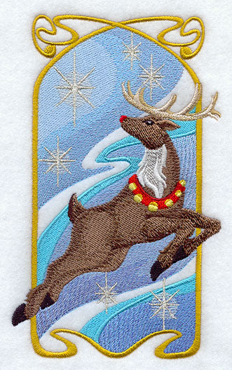 Art Nouveau Reindeer
