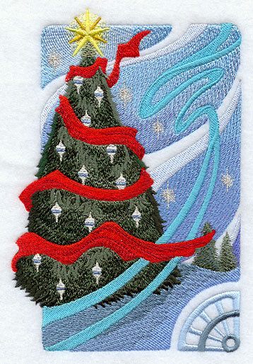 Art Nouveau Christmas Tree